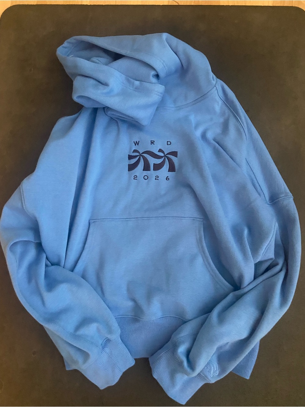Rabbit women’s running division Light Blue Crewneck Sweatshirt
